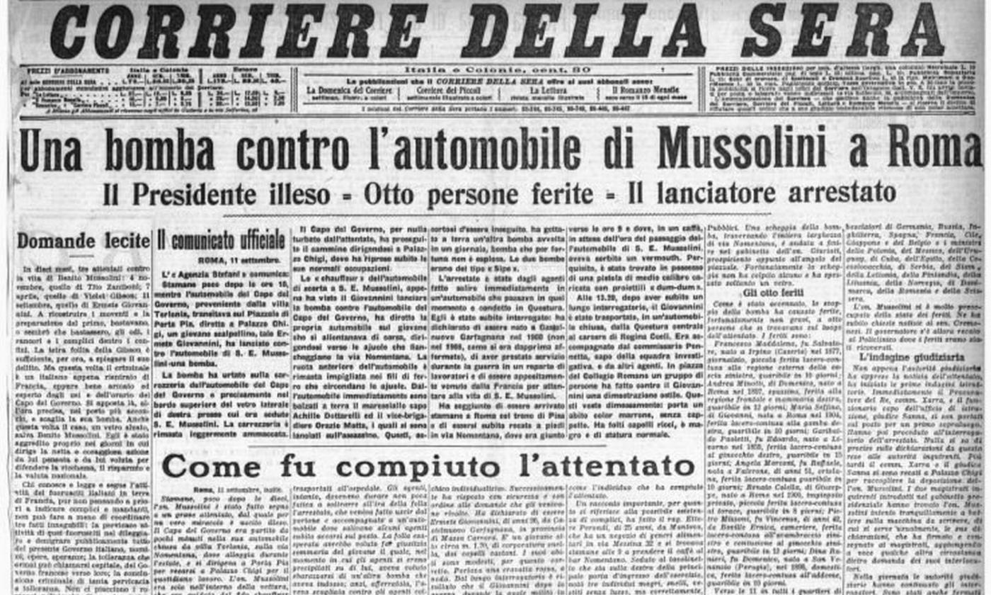 Attentato Mussolini